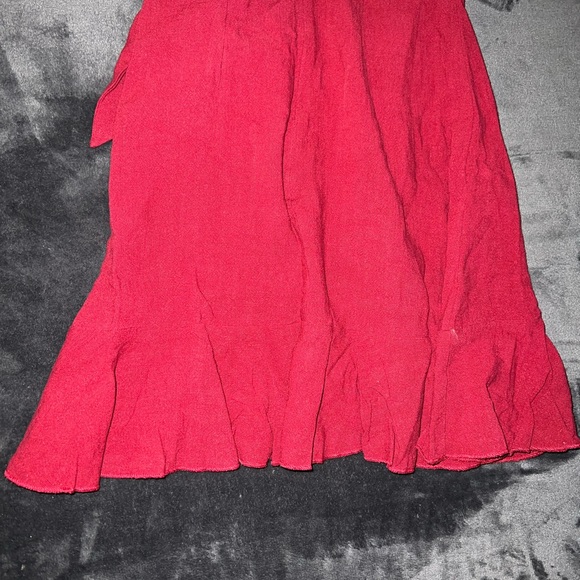 Princess Polly Caedere Mini Dress in Maroon Size 2 New with tag - Picture 11 of 14